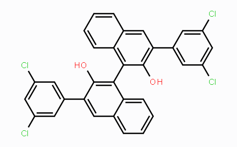 CAS No. 1706459-29-1, (R)-3,3'-Bis(3,5-dichlorophenyl)-[1,1'-binapthalene]-2,2'-diol