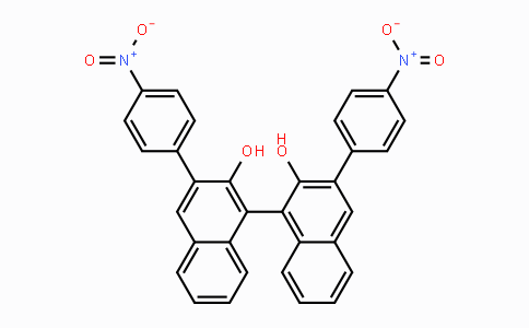 CAS No. 945852-58-4, (S)-3,3'-Bis(4-nitrophenyl)-[1,1'-binapthalene]-2,2'-diol