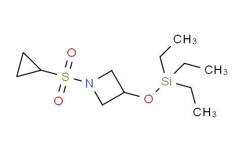 1187594-23-5 | (1-cyclopropylsulfonylazetidin-3-yl)oxy-triethyl-silane