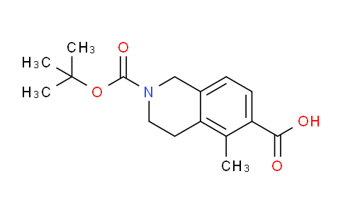 1824291-40-8 | 2-(Tert-butoxycarbonyl)-5-methyl-1,2,3,4-tetrahydroisoquinoline-6-carboxylic acid