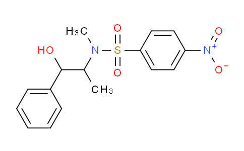 MC124M27 | 380426-88-0 | Benzenesulfonamide, N-(2-hydroxy-1-methyl-2-phenylethyl)-N-methyl-4-nitro-