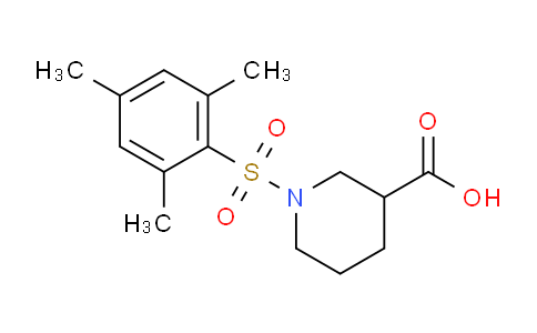 MC124Y34 | 385398-13-0 | 1-(2,4,6-trimethylbenzenesulfonyl)piperidine-3-carboxylic acid
