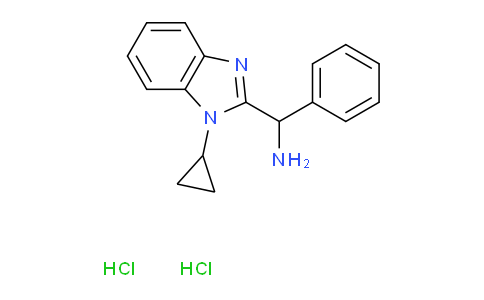 MC125A39 | 1303968-28-6 | C-(1-Cyclopropyl-1H-benzoimidazol-2-yl)-C-phenyl-methylamine dihydrochloride