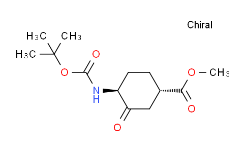 349494-35-5 | methyl trans-4-{[(tert-butoxy)carbonyl]amino}-3-oxocyclohexane-1-carboxylate