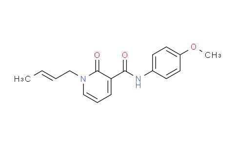 339028-09-0 | 1-(2-BUTENYL)-N-(4-METHOXYPHENYL)-2-OXO-1,2-DIHYDRO-3-PYRIDINECARBOXAMIDE