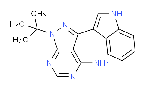 2227110-54-3 | 1-(叔丁基)-3-(1H-吲哚-3-基)-1H-吡唑并[3,4-d]嘧啶-4-胺
