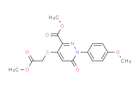 MC129N50 | 338396-09-1 | methyl 4-[(2-methoxy-2-oxoethyl)sulfanyl]-1-(4-methoxyphenyl)-6-oxo-1,6-dihydropyridazine-3-carboxylate