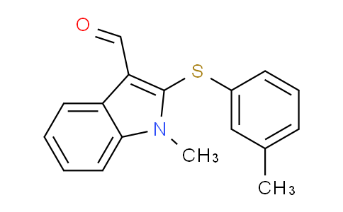 338416-56-1 | 1H-Indole-3-carboxaldehyde, 1-methyl-2-[(3-methylphenyl)thio]-