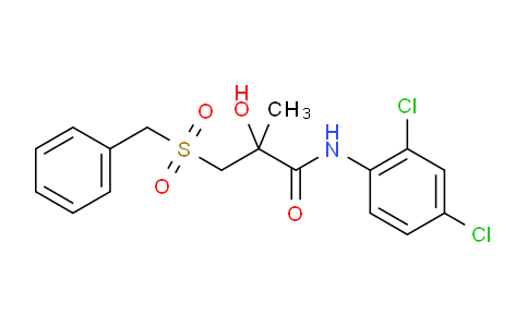 MC12G219 | 339275-81-9 | 3-(BENZYLSULFONYL)-N-(2,4-DICHLOROPHENYL)-2-HYDROXY-2-METHYLPROPANAMIDE