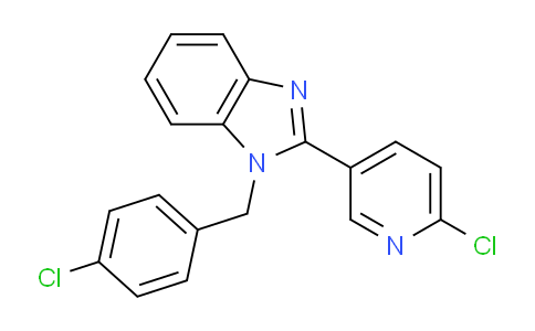 MC12N240 | 339112-50-4 | 1-(4-chlorobenzyl)-2-(6-chloro-3-pyridinyl)-1H-1,3-benzimidazole