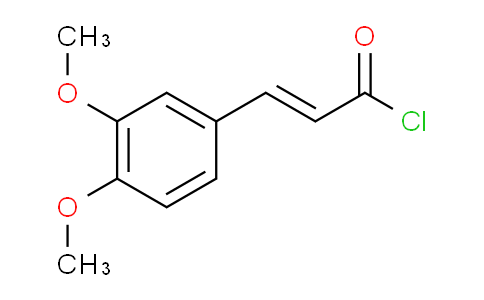 CAS No. 39856-08-1, (2E)-3-(3,4-Dimethoxyphenyl)acryloyl chloride