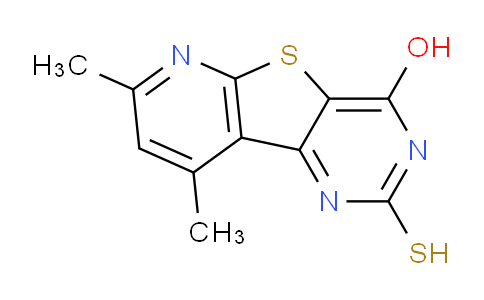 MC130H11 | 326891-39-8 | 11,13-dimethyl-4-sulfanyl-8-thia-3,5,10-triazatricyclo[7.4.0.0^{2,7}]trideca-1(9),2,4,6,10,12-hexaen-6-ol