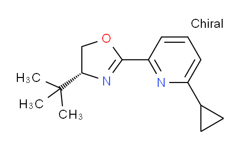 2828438-55-5 | (R)-4-(tert-Butyl)-2-(6-cyclopropylpyridin-2-yl)-4,5-dihydrooxazole