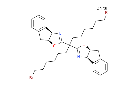 2828439-66-1 | (3aR,3a'R,8aS,8a'S)-2,2'-(1,13-二溴十三烷-7,7-二基)双(3a,8a-二氢-8H-茚并[1,2-d]恶唑)