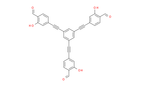 CAS No. 2415867-40-0, 4,4',4''-(Benzene-1,3,5-triyltris(ethyne-2,1-diyl))tris(2-hydroxybenzaldehyde)