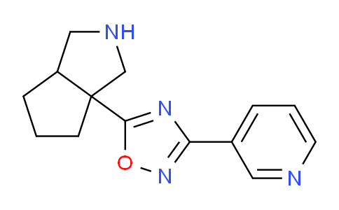 1955505-80-2 | 3-(5-{八氢环戊[c]吡咯-3a-基}-1,2,4-恶二唑-3-基)吡啶