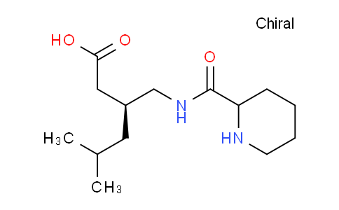 1788367-15-6 | Hexanoic acid, 5-methyl-3-[[(2-piperidinylcarbonyl)amino]methyl]-, (3S)-