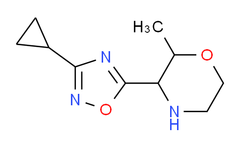 MC137U37 | 1860720-47-3 | 3-(3-Cyclopropyl-1,2,4-oxadiazol-5-yl)-2-methylmorpholine
