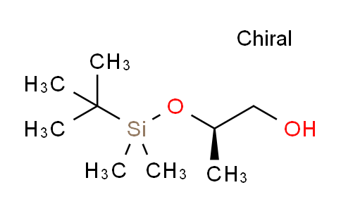 CAS No. 265309-82-8, (R)-2-(tert-Butyl-dimethyl-silanyloxy)-propan-1-ol