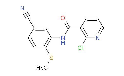 MC13E039 | 303147-26-4 | 2-CHLORO-N-[5-CYANO-2-(METHYLSULFANYL)PHENYL]NICOTINAMIDE