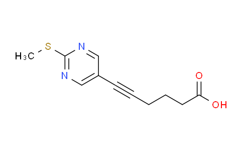 CAS No. 2356229-56-4, 6-(2-(Methylthio)pyrimidin-5-yl)hex-5-ynoic acid