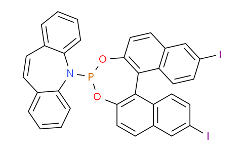 2635339-79-4 | 5-((11bS)-9,14-二碘二萘并[2,1-d:1',2'-f][1,3,2]二氧磷杂环庚-4-基)-5H-二苯并[b,f]氮杂卓