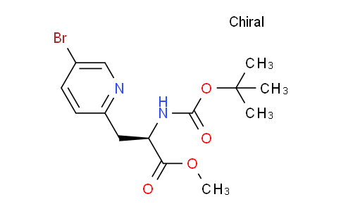 1391465-94-3 | (R)-3-(5-溴吡啶-2-基)-2-(boc-氨基)丙酸甲酯