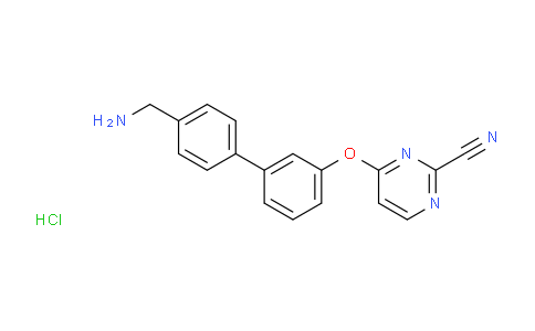 2197053-49-7 | 4-((4'-(aminomethyl)-[1,1'-biphenyl]-3-yl)oxy)pyrimidine-2-carbonitrile hydrochloride