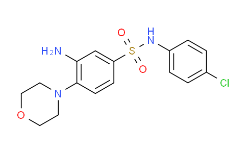 DY13R297 | 326916-21-6 | ベンゼンスルホンアミド、3-アミノ-N-(4-クロロフェニル)-4-(4-モルホリニル)-
