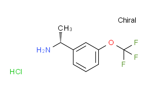 CAS No. 1391578-86-1, (R)-1-(3-(Trifluoromethoxy)phenyl)ethanamine hydrochloride