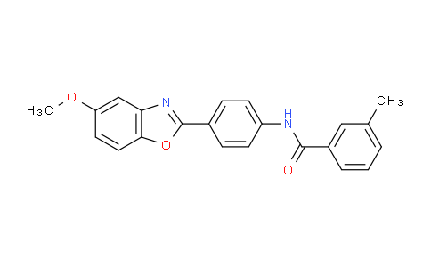 313660-94-5 | N-(4-(5-Methoxybenzo[d]oxazol-2-yl)phenyl)-3-methylbenzamide