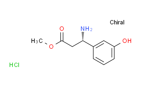 2701911-52-4 | (S)-3-氨基-3-(3-羟基苯基)丙酸甲酯盐酸盐