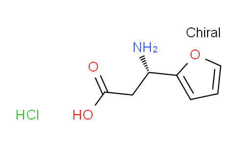 CAS No. 1192069-11-6, (S)-3-Amino-3-(furan-2-yl)propanoic acid hydrochloride