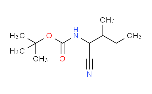 1156547-61-3 | (1-Cyano-2-methylbutyl)carbamic acid tert-butyl ester