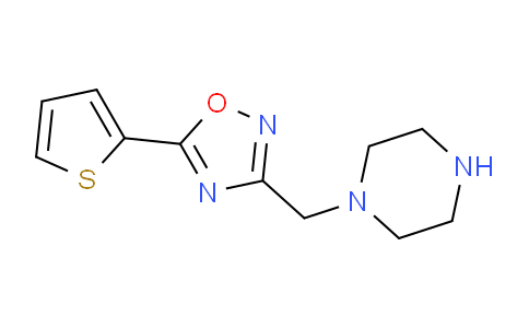 1094725-86-6 | 1-{5-(thiophen-2-yl)-1,2,4-oxadiazol-3-ylmethyl}piperazine