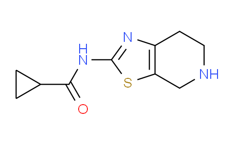 1082576-96-2 | N-{4H,5H,6H,7H-1,3thiazolo5,4-cpyridin-2-yl}cyclopropanecarboxamide