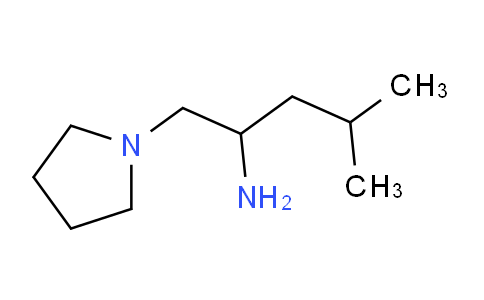 1021006-34-7 | 4-methyl-1-(pyrrolidin-1-yl)pentan-2-amine