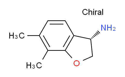 CAS No. 1241682-20-1, 3-Benzofuranamine, 2,3-dihydro-6,7-dimethyl-, (3S)-