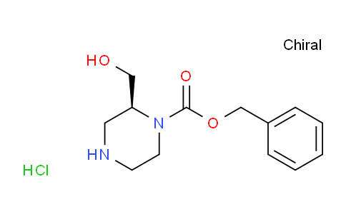 CAS No. 1217704-83-0, Benzyl (S)-2-(hydroxymethyl)piperazine-1-carboxylate hydrochloride