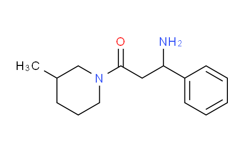 1016771-29-1 | 3-amino-1-(3-methylpiperidin-1-yl)-3-phenylpropan-1-one