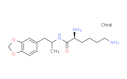 1391487-26-5 | Hexanamide, 2,6-diamino-N-[2-(1,3-benzodioxol-5-yl)-1-methylethyl]-, (2S)-