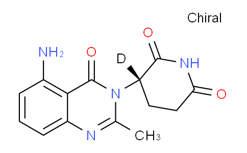 MC153M45 | 1620055-10-8 | (3S)-3-(5-Amino-2-methyl-4-oxo-3(4H)-quinazolinyl)-2,6-piperidinedione-3-d