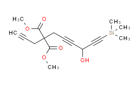 MC156C30 | 2044201-34-3 | Dimethyl 2-[4-Hydroxy-6-(trimethylsilyl)hexa-2,5-diyn-1-yl]-2-(2-propyn-1-yl)malonate