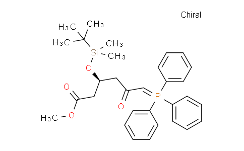 MC159U65 | 2274793-64-3 | Hexanoic acid, 3-[[(1,1-dimethylethyl)dimethylsilyl]oxy]-5-oxo-6-(triphenylphosphoranylidene)-, methyl ester, (3S)-