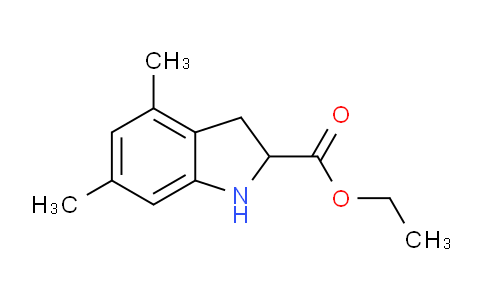 2089703-91-1 | 1H-Indole-2-carboxylic acid, 2,3-dihydro-4,6-dimethyl-, ethyl ester