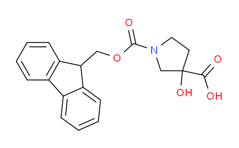 MC15D744 | 1861420-49-6 | 1-{[(9H-fluoren-9-yl)methoxy]carbonyl}-3-hydroxypyrrolidine-3-carboxylic acid