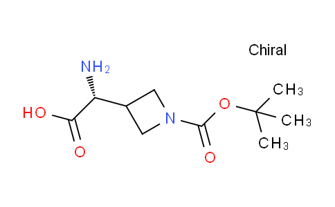 1369533-05-0 | (2R)-2-氨基-2-(1-叔丁氧羰基氮杂环丁烷-3-基)乙酸