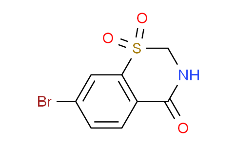 1823553-64-5 | 7-BROMO-2,3-DIHYDRO-4H-1,3-BENZOTHIAZIN-4-ONE 1,1-DIOXIDE