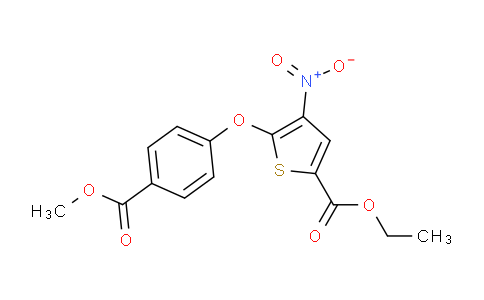 2630378-05-9 | 2-噻吩甲酸，5-[4-(甲氧羰基)苯氧基]-4-硝基，乙酯