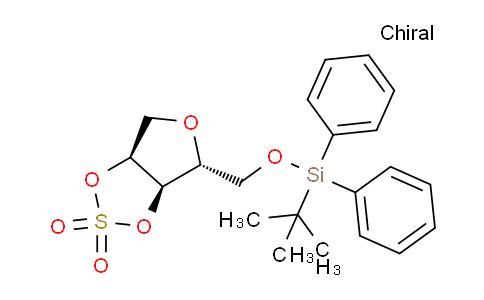 367270-92-6 | Furo[3,4-d]-1,3,2-dioxathiole, 4-[[[(1,1-dimethylethyl)diphenylsilyl]oxy]methyl]tetrahydro-, 2,2-dioxide, (3aR,4R,6aS)-